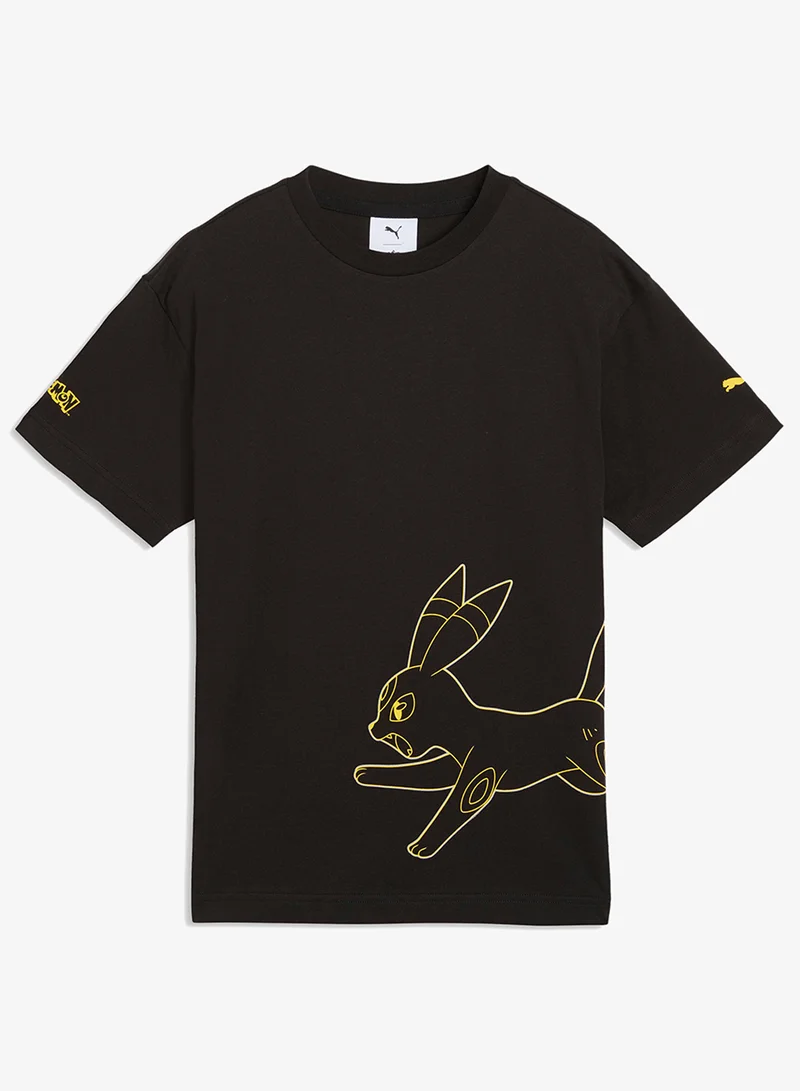 بوما تيشيرت بوكيمون شبابي مطبوع مريح